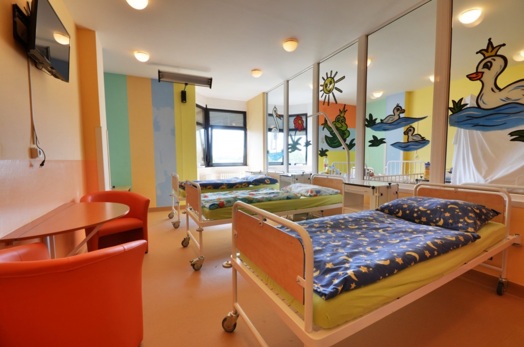 detské oddelenie Liptovskej nemocnice - štandardná izba